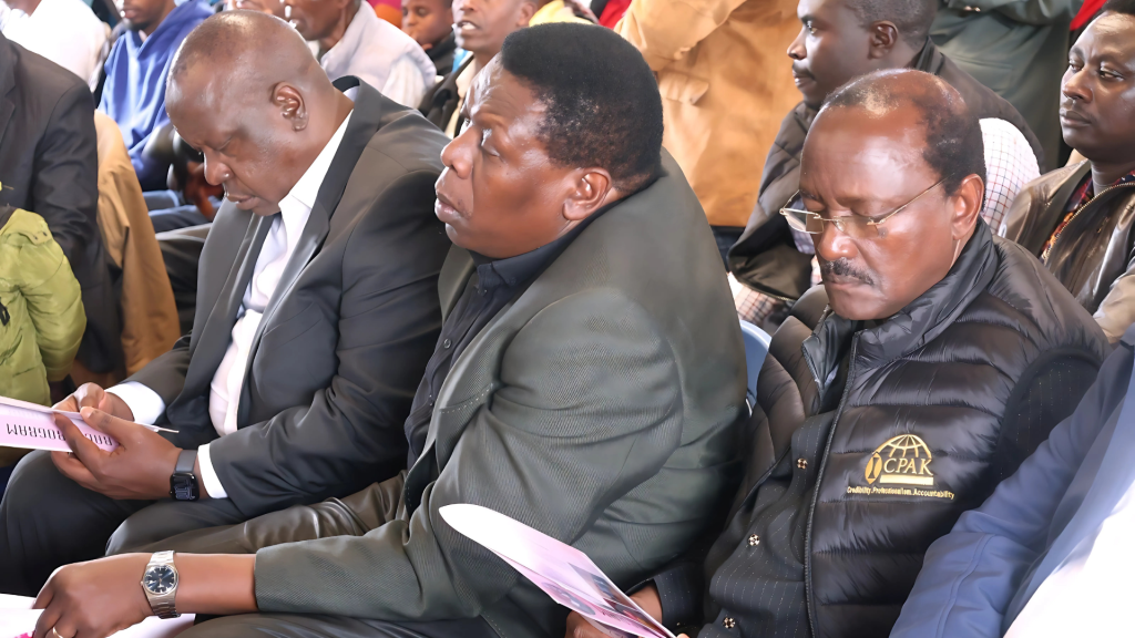 Kalonzo, Wamalwa, Matiang’i Attend Requiem Mass for Bridgit Njoki in Kiambu