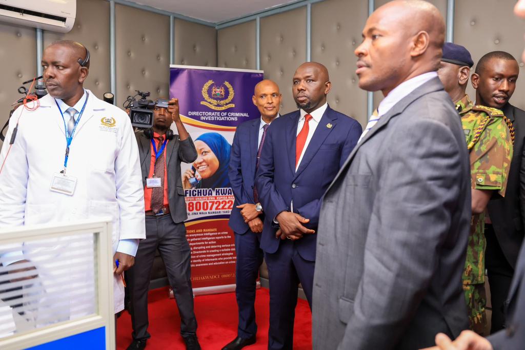 CS Murkomen Launches Upgraded Fichua Kwa DCI Centre to Boost People-Centred Policing