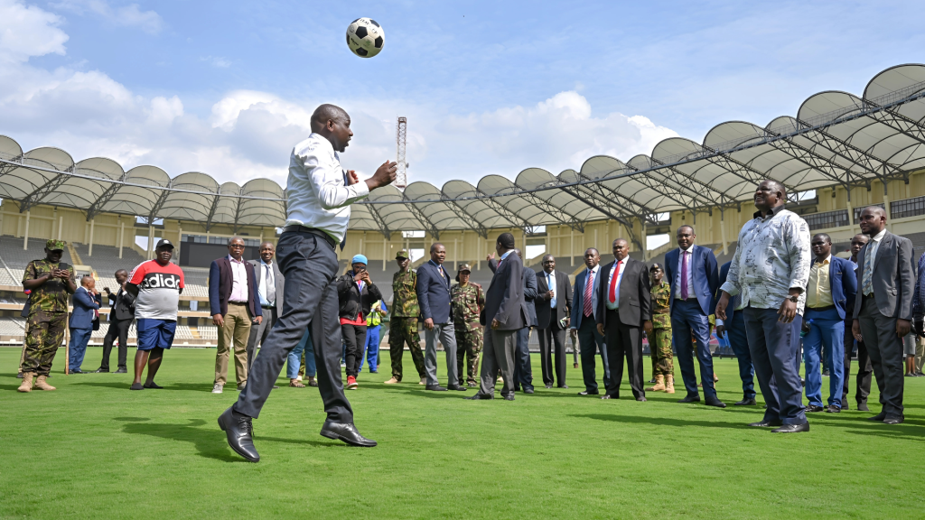 Murkomen, Mvurya Inspect Kasarani & Nyayo Ahead of CHAN 2025