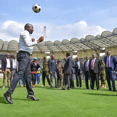 Murkomen, Mvurya Inspect Kasarani & Nyayo Ahead of CHAN 2025